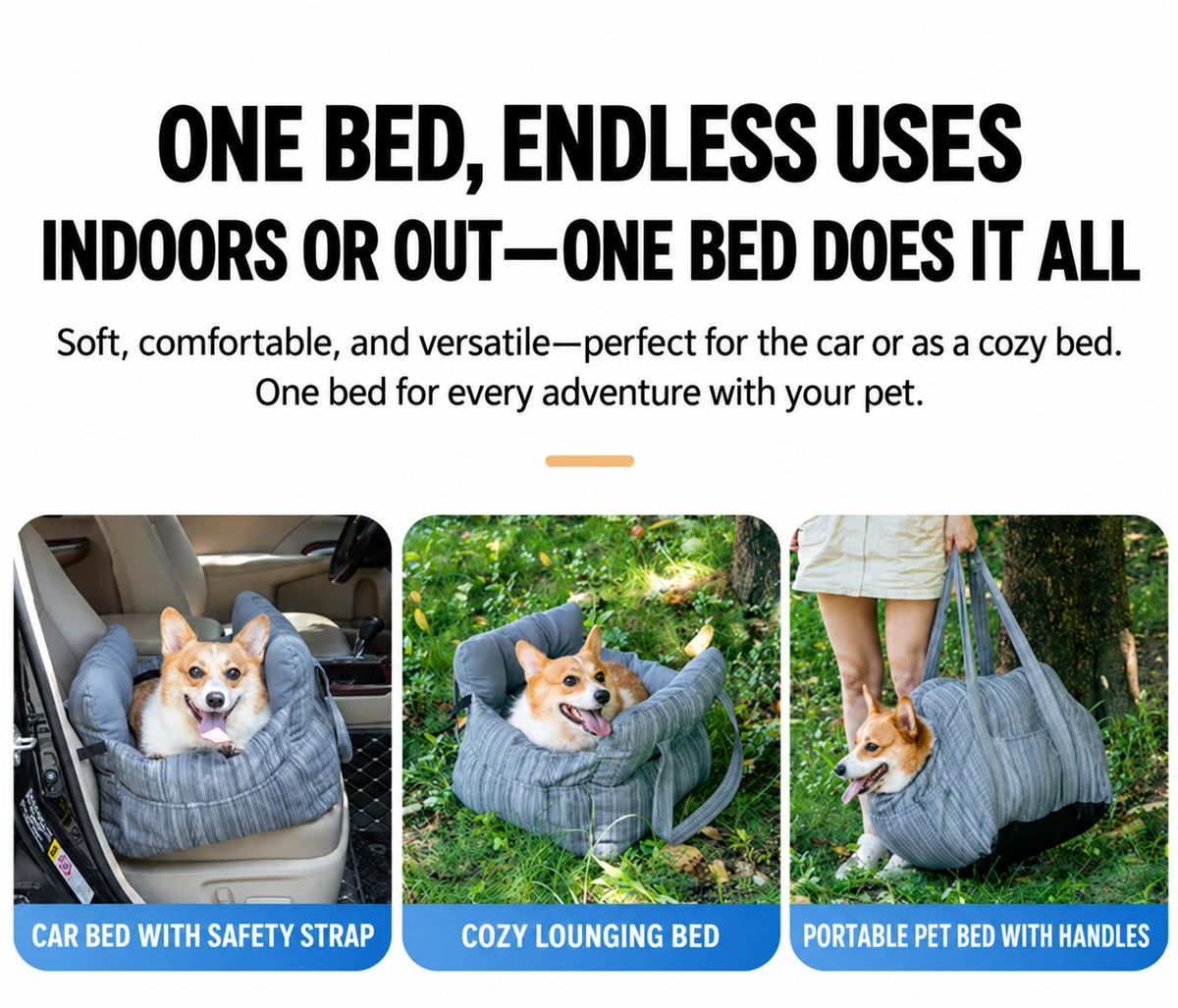 Dog Car Travel Bed